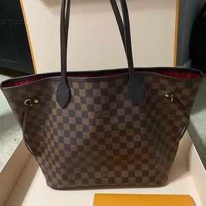 Louis Vuitton MM Neverfull bag (Damier Ebene)